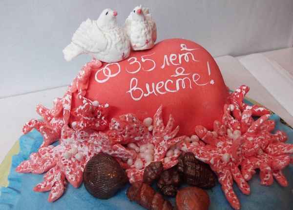 35 лет свадьбы: какая годовщина совместной жизни, поздравления 