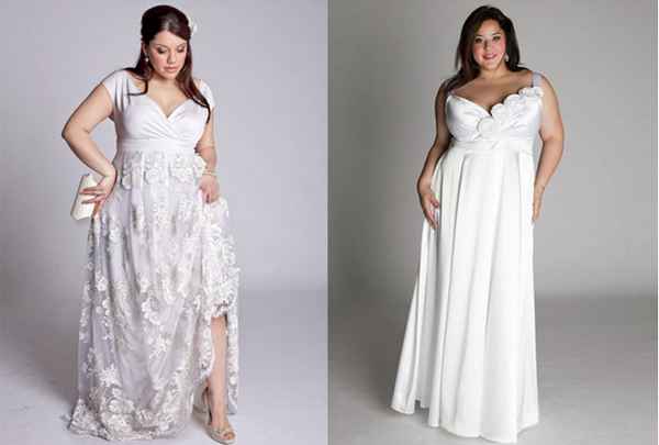 Фасоны платьев для полных женщин 