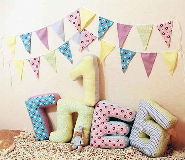 Буквы-подушки: как сделать выкройки 