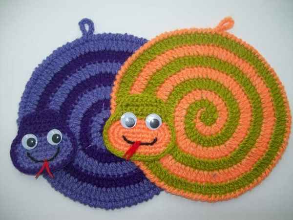 Прихватки вязанные крючком: как связать своими руками, схемы 