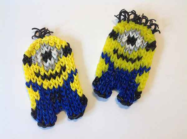 Как плести Миньона из резинок? 