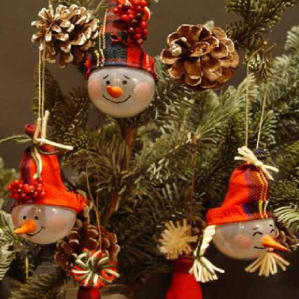 Новогодние игрушки своими руками 