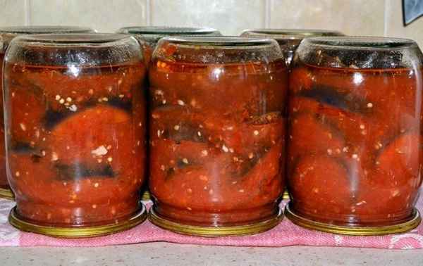 Салат &laquo;Тещин язык&raquo; из баклажанов на зиму: рецепт 