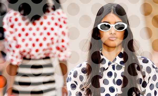 Как и с чем носить платье в горошек, советы стилиста 