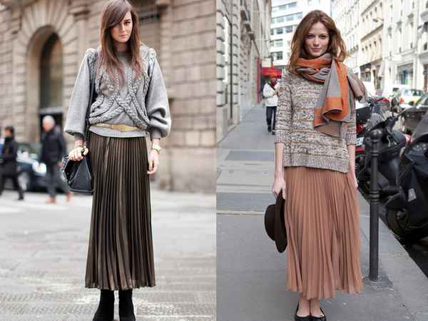 С чем носить плиссированную юбку, советы стилиста 