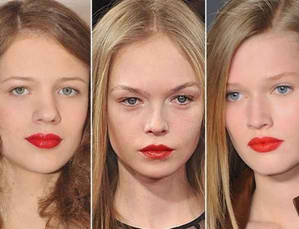 Как правильно красить губы красной помадой, модные оттенки помады 
