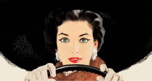 Дама за рулем