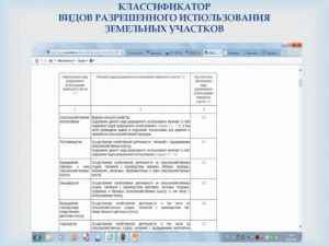 Классификатор видов разрешенного использования земельных участков  - 540, об утверждении, основные