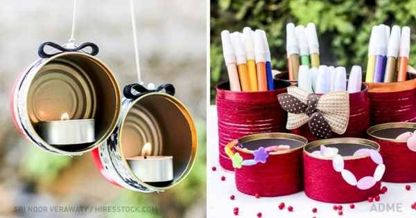 12 способов превратить жестяную банку в крутую и полезную вещицу