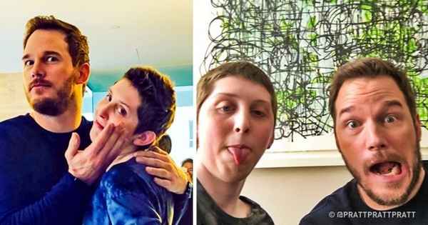 100 тысяч подписчиков за ночь, прическа и маникюр: актер Крис Прэтт исполнил все желания незнакомого мальчика