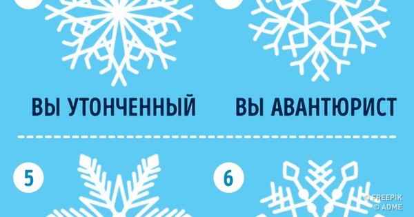 Тест: Выберите снежинку, и она раскроет ваши сильные качества