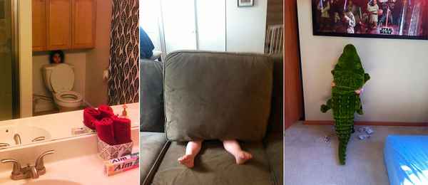 Эти дети постигли мастерство игры в прятки