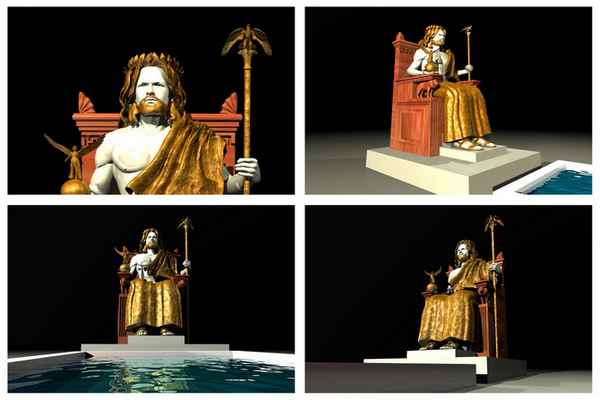 Статуя Зевса в Олимпии: история, описание, фото