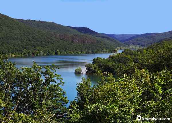 Балановское водохранилище в Крыму