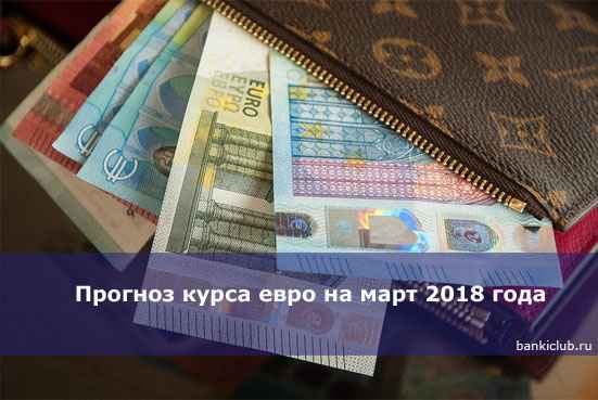 Прогноз курса евро на март 2020 года