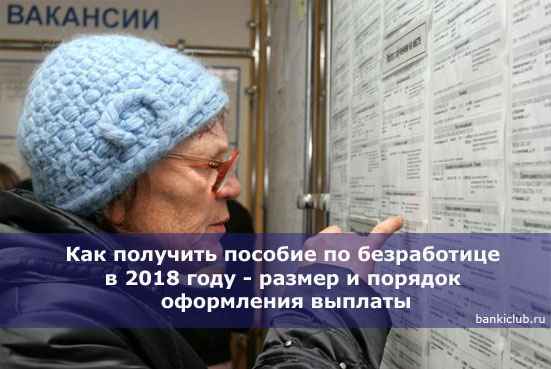Как получить пособие по безработице в 2020 году - размер и порядок оформления выплаты
